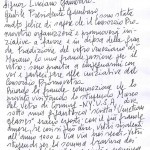 lettera di Maria Teresa Zecchin Simonetto per VENEZIA CON MURANO